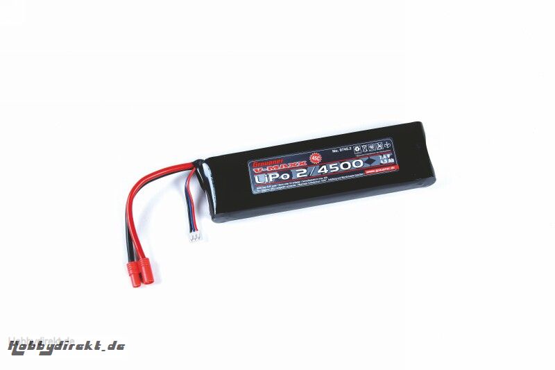 LiPo-Akku V-MAXX 45C2/4500 7,4V G3,5 Graupner 9745.2