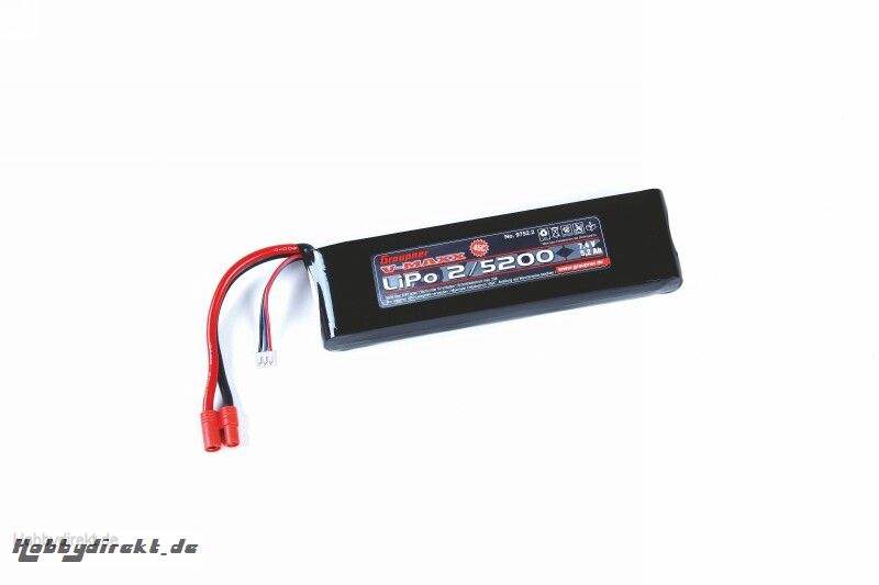 LiPo battery V-MAXX45C 2/5200 Graupner 9752.2