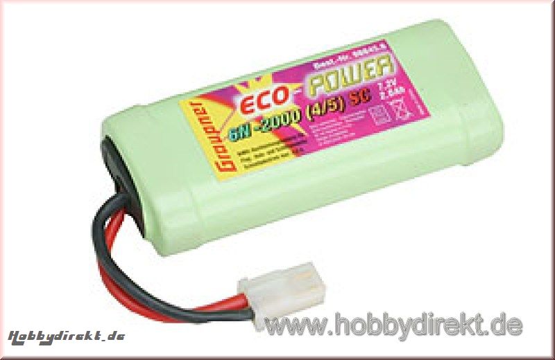 NiMH 4/5 SC 7,2V/2000 mAh G2 Graupner 98845.6