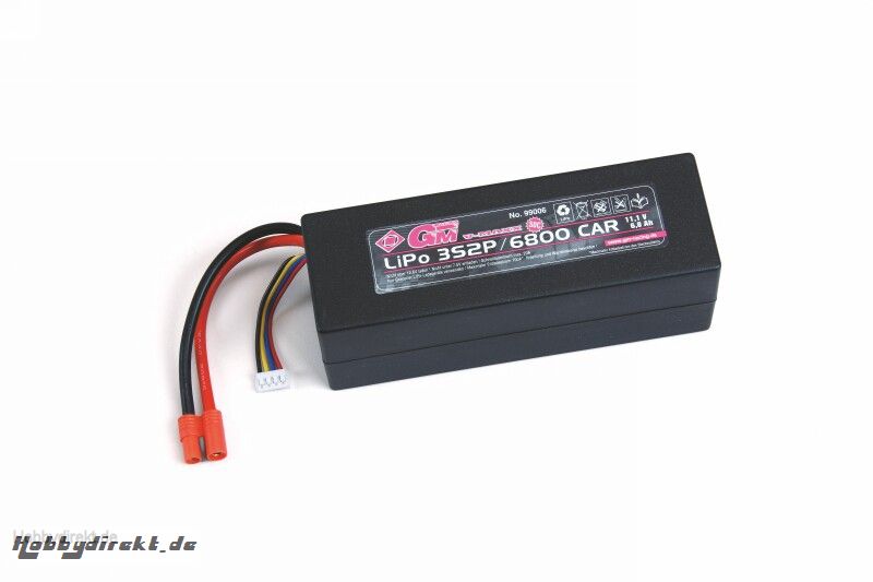 LiPo-Akku V-MAXX 50C3S2P/6800 11,1V G3,5 Graupner 99006