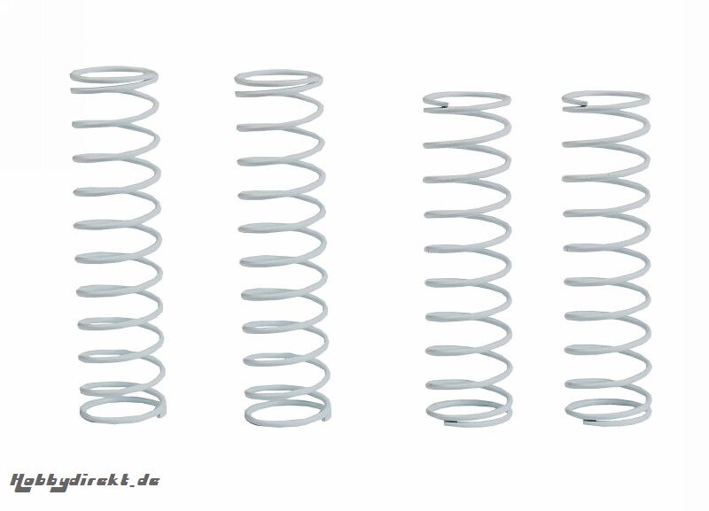 Stoßdämpfer Feder weiss 4St. Graupner H11055