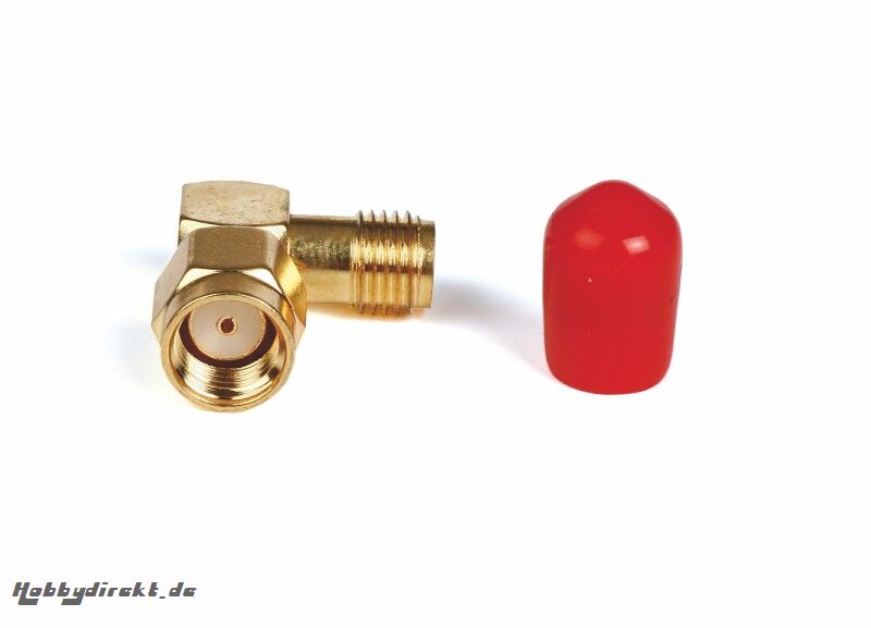 SMA JACK TO RP SMA PLUG 90 DEGREE ADAPTE Graupner S8431