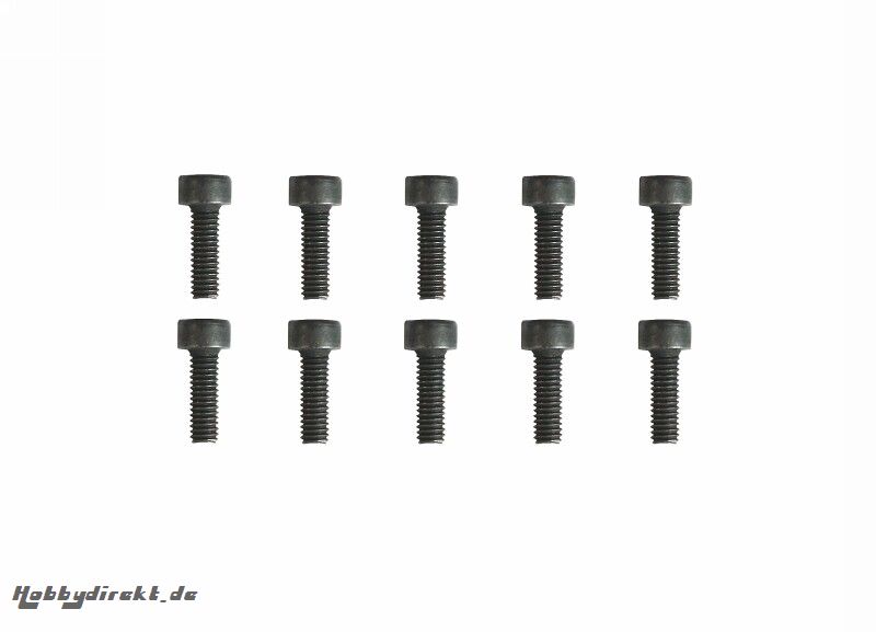 2.5x8 mm Kopfschraube  10x Graupner SG025080