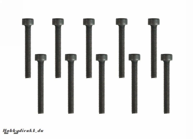 2.5x20 mm Kopfschraube  10x Graupner SG025200