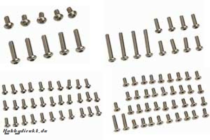 Titanschraubensatz(93 Stück) Graupner YBD.TSS
