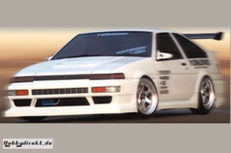 Toyota AE86 Drift Karosserie m. Chromtei Graupner YSD.AE86BS