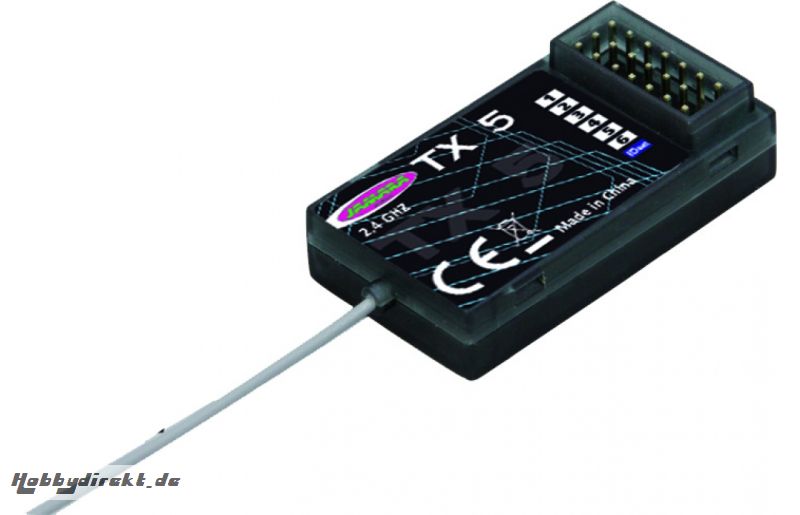 Fernsteuerung TX 5 2,4G Gas links Jamara 061210