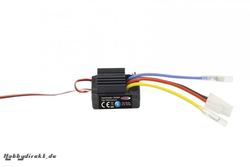 Speedregler CR40EP Lipo WaterproofBürste Jamara 081449