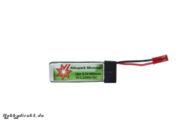 Akkupack MicroStar Lipo 3,7V Jamara 140165