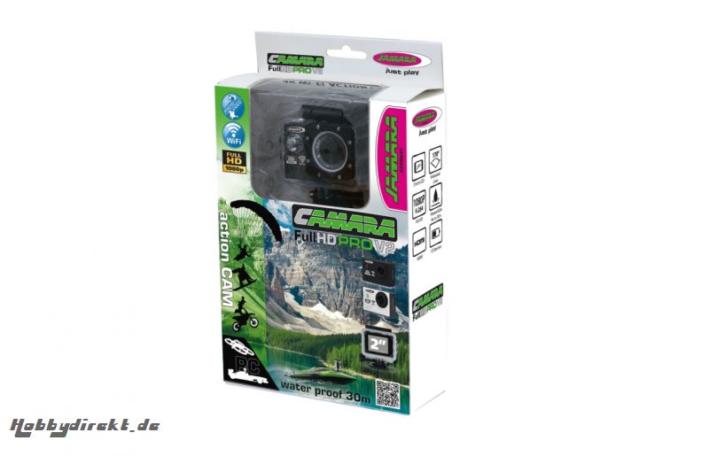 Camara Full HD Pro Wifi V2 schwarz Jamara 177890