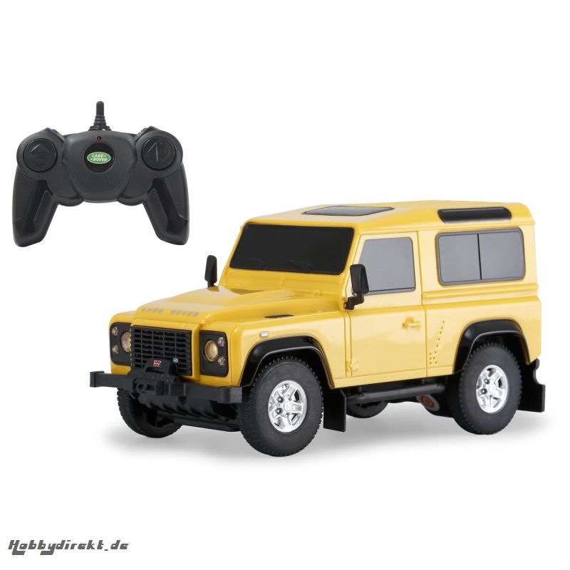 Land Rover Defender 1:24 gelb 2,4GHz Jamara 403133