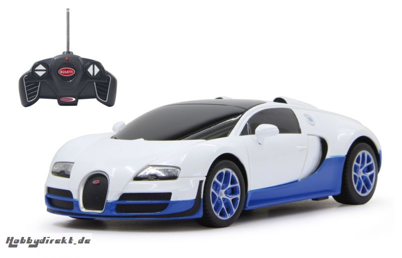 Bugatti Veyron Grand Sport Vitesse 1:18 weiß-blau Jamara 404586