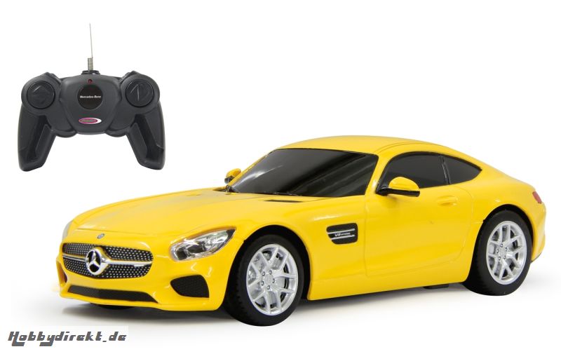 Mercedes AMG GT 1:24 gelb 27MHz Jamara 405074