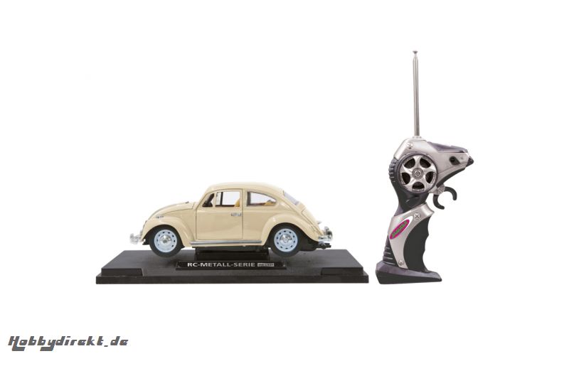 VW Käfer 1:18 RC Die Cast creme weiß 40MHz Jamara 405111