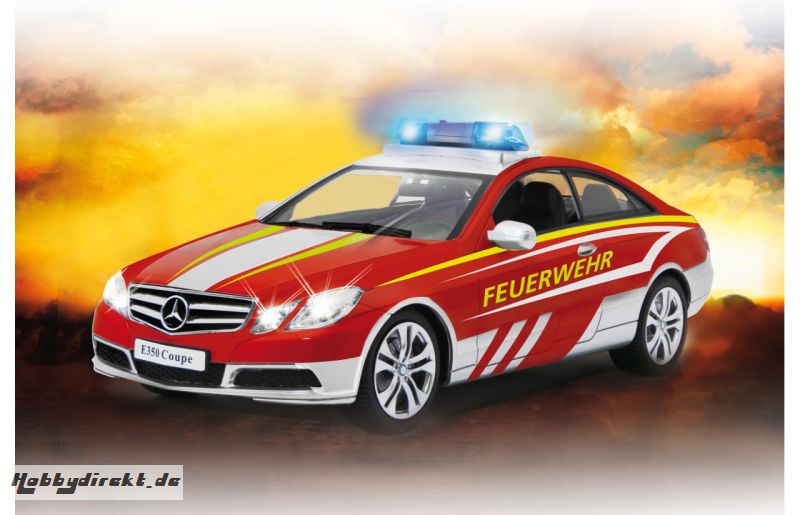 Mercedes E350 Coupe 1:16 Feuerwehr weiß-rot 2,4G Jamara 405129