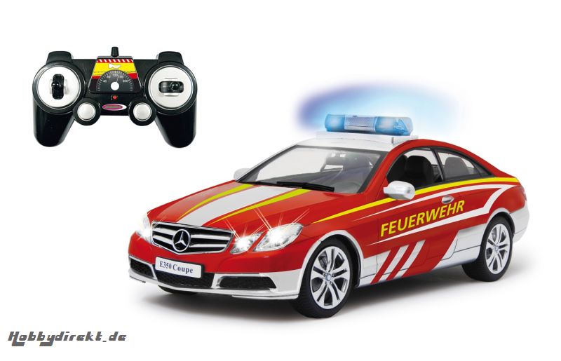 Mercedes E350 Coupe 1:16 Feuerwehr weiß-rot 2,4G Jamara 405129