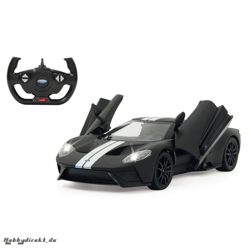 Ford GT 1:14 schwarz matt Tür manuell 40MHz Jamara 405159