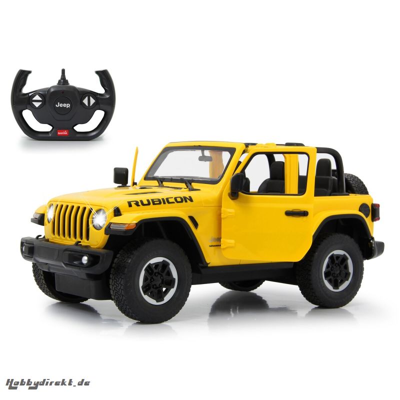 Jeep Wrangler JL 1:14 gelb 2,4GHz TÃ¼r manuell Jamara 405178