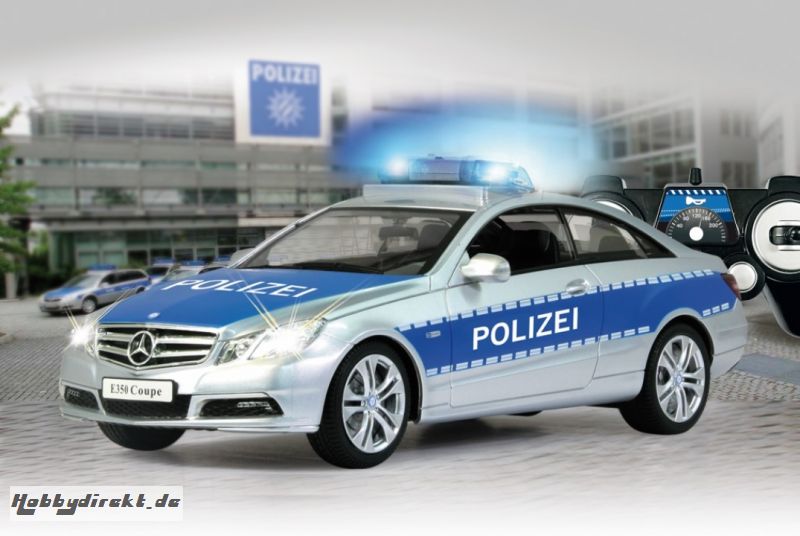 Mercedes E350 Coupe 1:16 Polizei 2,4 GHZ Jamara 410023