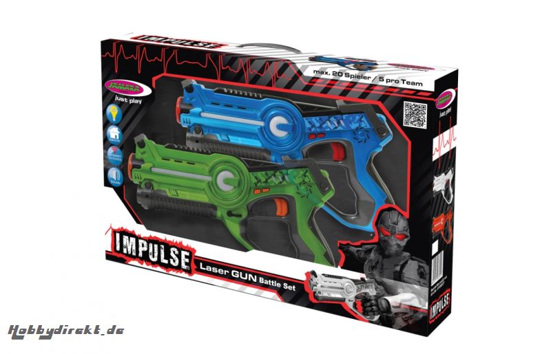 Impulse Laser Battle Set blau-grün Jamara 410036