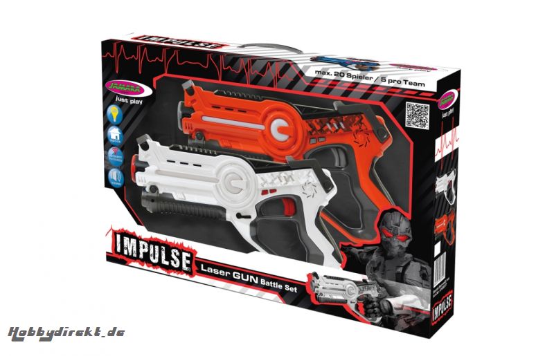 Impulse Laser Battle Set orange-weiß Jamara 410037