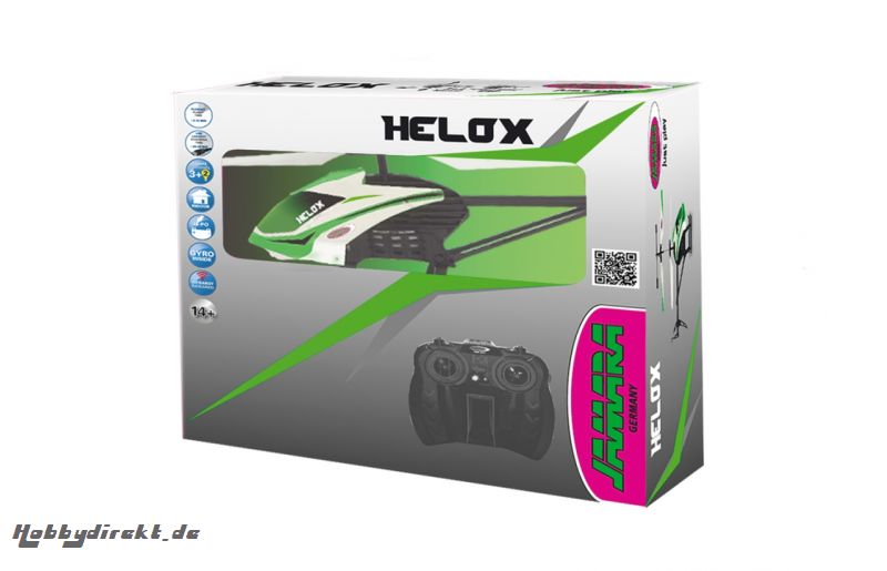 Helox 3+2Kanal Heli Gyro,Licht+Demo IR Jamara 410063