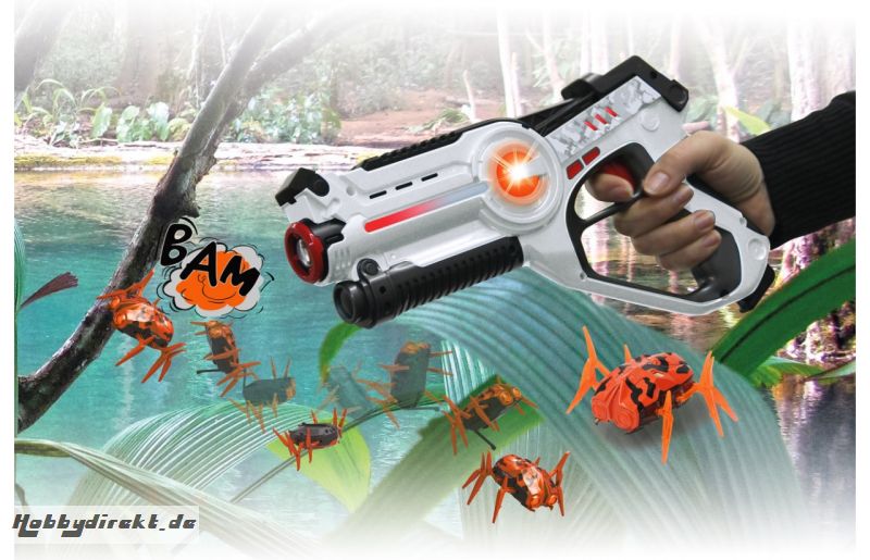 Impulse Laser Bug Hunt Set weiß-orange Jamara 410065