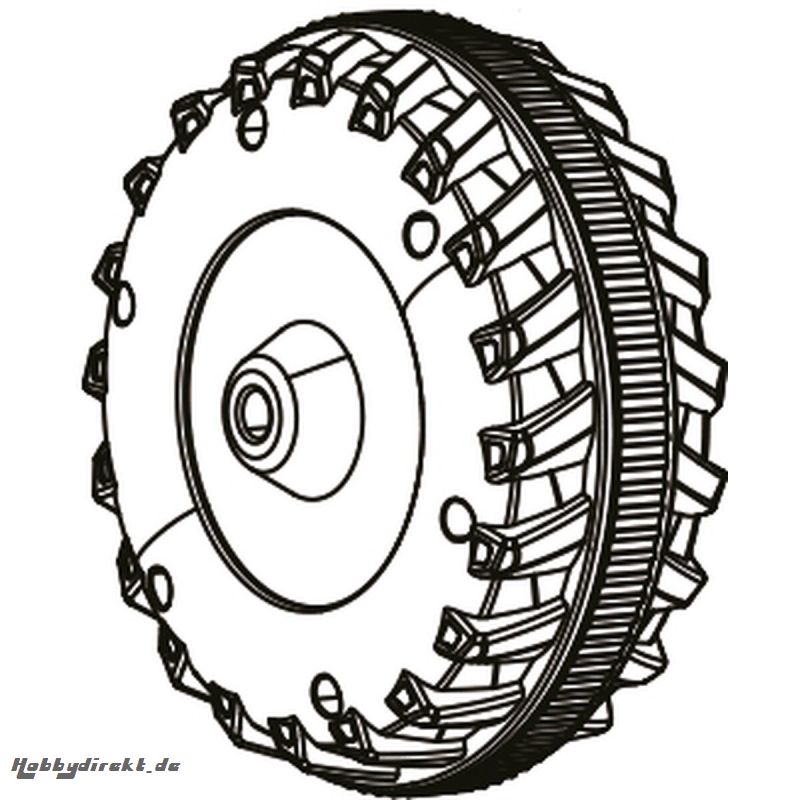 Rad Ride-on Traktor New Holland mit AnhÃ¤nger vorne Jamara 413154