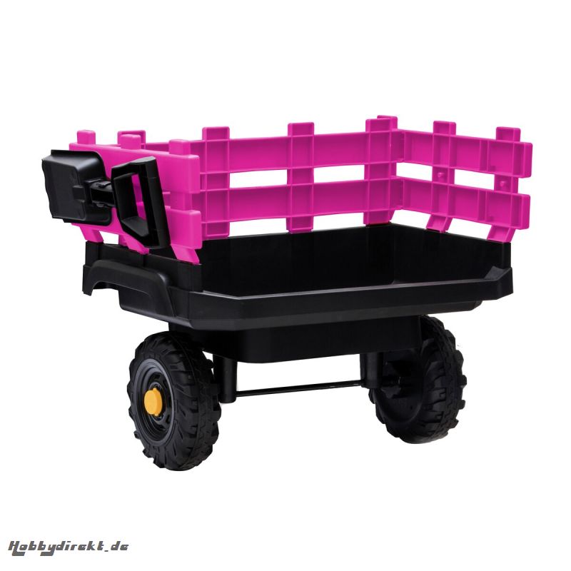 AnhÃ¤nger Ride-on pink fÃ¼r Traktor Super Load Jamara 413225