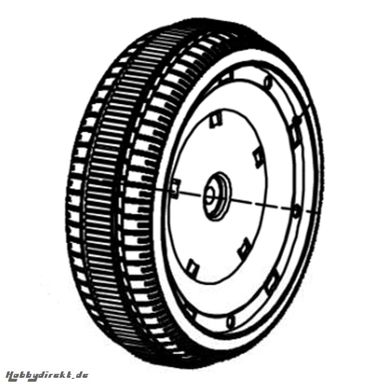 Rad Ride-on Audi R8 Einhell hinten Jamara 413398