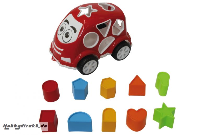 Kinderlernspiel Formauto rot Jamara 460290