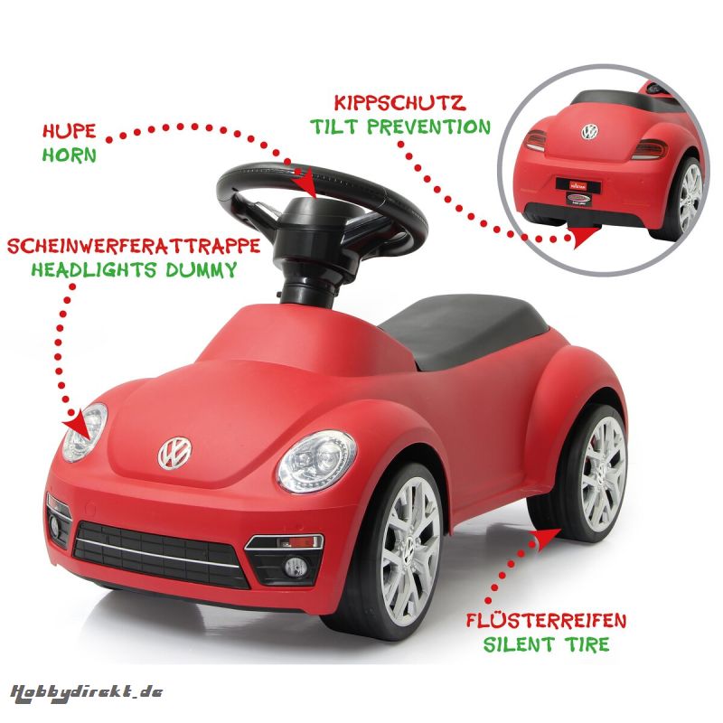 Rutscher VW Beetle rot Jamara 460407