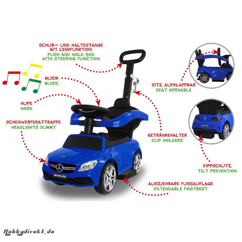 Rutscher Mercedes-AMG C 63 blau 3in1 Jamara 460447