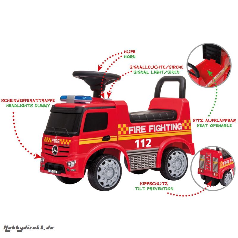 Rutscher Mercedes-Benz Antos Feuerwehr Jamara 460472