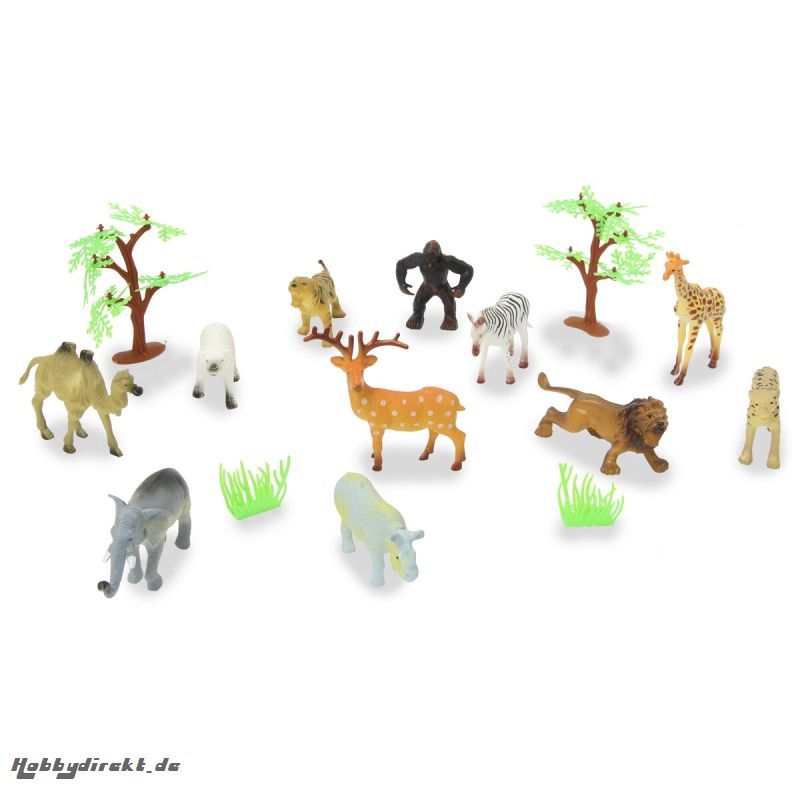 Tierspielset Wild Animals 3,5 16tlg. Jamara 460478