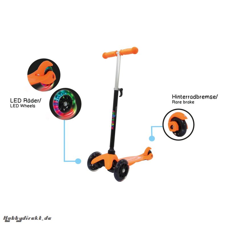 KickLight Scooter orange Jamara 460496