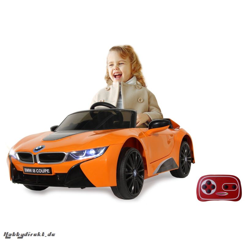 Ride-on BMW I8 Coupe orange 12V 2,4GHz Jamara 460635