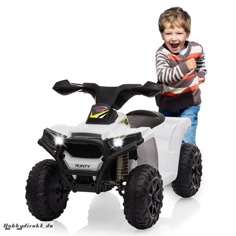 Ride-on Mini Quad Runty weiÃ 6V Jamara 460867