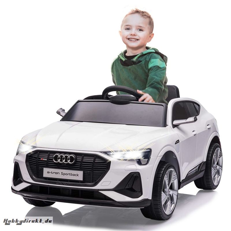 Ride-on Audi e-tron Sportback weiß 12V 2,4GHz Jamara 461819