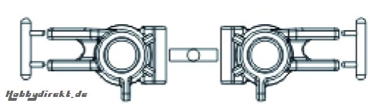 Achsschenkel X3 hinten VE2 Jamara 504264