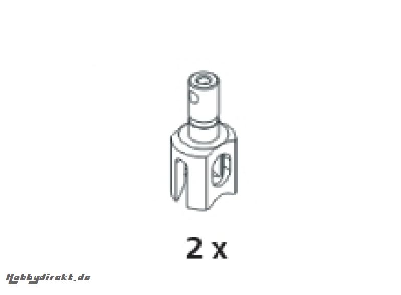 Knochenpfanne Diff X3 Mitte L Jamara 504278