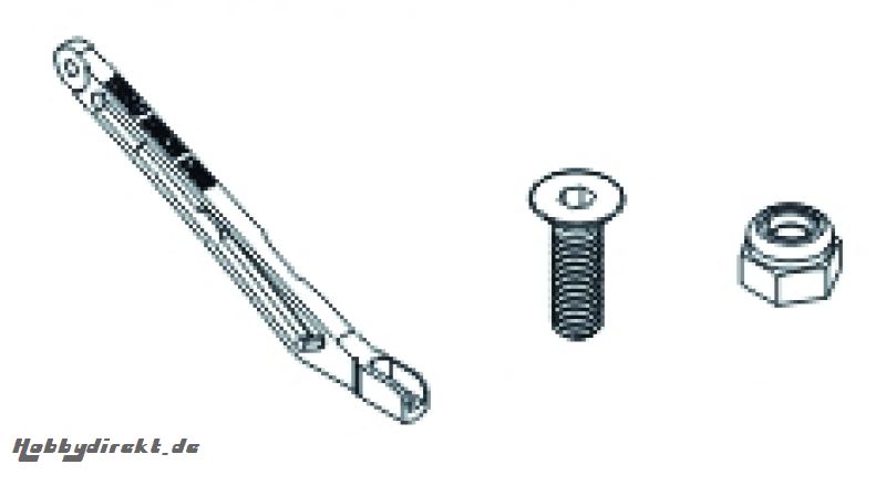 Chassisversteifung vorn X3 70 Jamara 504280