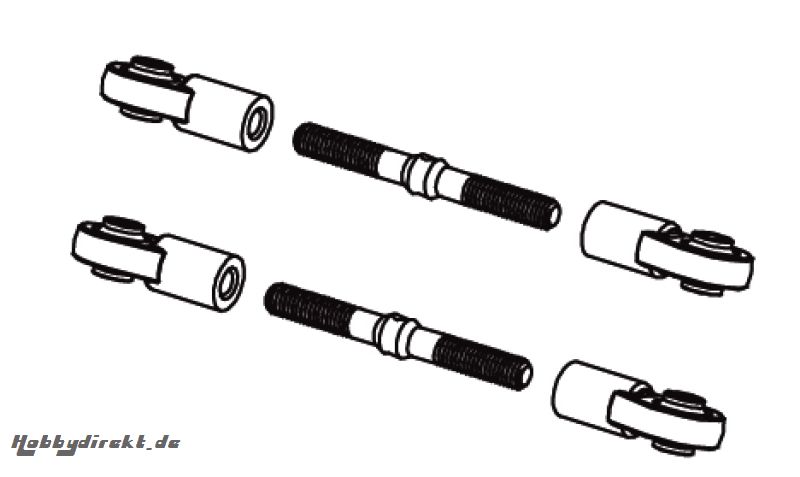Spurstangen Vo-Mj-In-LQ-SR10 Jamara 505036