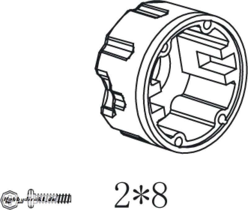 Differentialgehäuse Vo-Mj-Ti- Jamara 505074