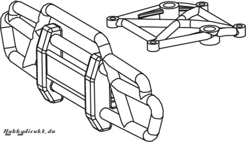 Rammschutz Tiger-Cocoon vorn Jamara 505089