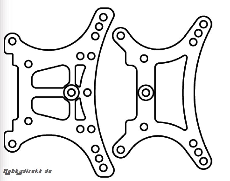 Stoßdämpferhalter vo+hi Light Jamara 505138