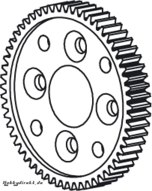 Hauptzahnrad Toxic/Akron 65T Jamara 505145