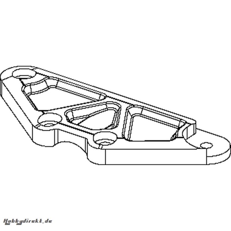 Versteifungsplatte Servo Saver Hoolk Jamara 505322
