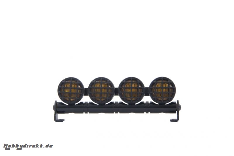 Car LED Signallicht 4-fach Alu rund Gelb Jamara 505511