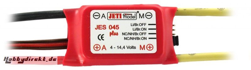 Jeti 45A Controller für Bürstenmotoren, LiPo... JJ-045